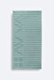 Men's Aqua Green Jacquard Logo Written Towel B008202 - 2
