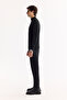 Men's Black Turtleneck Wool Blend Textured Knitwear Regular Fit Sweater A52Y5023 - 5