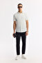 Men's White Classic Collar Wrinkle-Resistant Technical Fabric Short Sleeve Comfort Fit Shirt A51Y2141 - 6