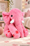 90 cm Plush Elephant Sleeping Companion Cuddler Playmate Toy
