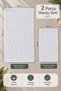 2 Piece Women'S/Men's Bath Shower Hammam Towel Set 90X150 cm - 5