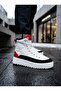 BA0811 BOA High Sole White Parachute Fabric Red Skin Detailed Men's Shoes - 4