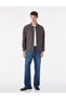 Comfortable Fit Long Sleeve Classic Collar Buttoned Plaid Shirt
