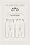 Men's Mink Soft Buttoned Double Leg Slim Fit Trousers with Elastic Sides A42Y3007 - 7
