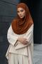 Neck-Covering Veil Featuring Combed Cotton Boned Shawl, Ps-58 - 3