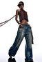 Chiffon Fabric Halter Neck Backless Brown Blouse - 4