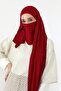 Neck-Covering Veil Featuring Combed Cotton Boned Shawl, Ps-58 - 4