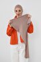 Combed Cotton Boneli Ready-To-Wear Combed Cotton Hooded Shawl Two-Piece Set, Ps-57, Mink - 7