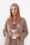 Neck-Covering Veil Featuring Combed Cotton Boned Shawl, Ps-58 - 7