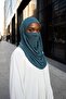Neck-Covering Veil Featuring Combed Cotton Boned Shawl, Ps-58 - 4