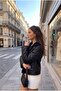 Women's New Season, Black, Fur Collar, Nubuck Coat - 6