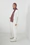 Combed Cotton Boneli Ready-To-Wear Combed Cotton Hooded Shawl Two-Piece Set, Ps-57, Dusty Rose - 4