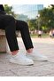 Genuine Leather Elastic Men's Sneakers - Casual Shoes Sneakers - 2