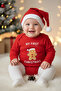 First Christmas Baby New Year Costume New Year Set with Christmas Hat