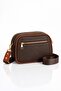 As 711 Long Strap Multi-Use Soft Leather Crossbody and Shoulder Bag Brown Taba - 2