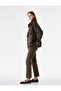 Cotton Slim Fit Buttoned Pocket Flared Crop Jean Trousers - Kick Flare Jeans - 4