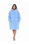 Wellsoft Hooded Wearable TV Blanket Unisex Over Size