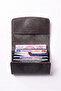 100% Genuine Leather -Nox- Model Multi-Compartment Magnetic Unisex Wallet