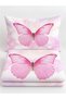 Pink Butterfly Patterned Pique - 8