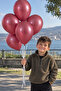 Burgundy Color Balloon 100 Pieces (Pack of 100) - 3