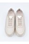 Oneair D26Ys 3215 Cream Genuine Leather Women's Wedge Shoes - 8