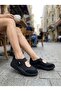 Conf 112 Black Velcro Anatomical Women's Sneakers - 4