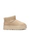 Linne premium beige suede ug style premium mini boot - 2