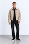 Plain Men's Cashmere Jacket Coat - 2