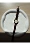 Minimal Leather Cord Women's Wristwatch Bitter Brown - 6