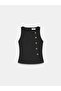 60628 Peplum Cut Crew Neck Vest - 5