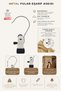12-Piece Metal Hook Latch Hanger Set