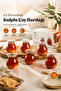 15528 Keyfi Ala 6-Piece Borosilicate Tea Cup