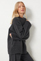 Soft Textured Oversize Knitwear Sweater Anthracite Lpf0063 - 3