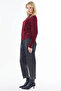 Turtleneck Basic Knitwear Sweater Dark Burgundy - 4