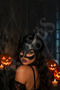 Halloween Black Cat Mask - 2