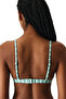 Maela Triangle Fit Striped Textured Bikini Top - 2