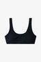 Black Halter Bikini Set for Young Girls - 2