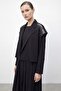 Women's Stone Embellished Vest Detailed Two-Piece Dress – 12683Elb Black - 2