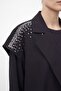 Women's Stone Embellished Vest Detailed Two-Piece Dress – 12683Elb Black - 3
