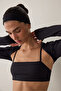 Black Corded Long Sleeve Bolero - 4