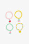 Cute 4-Piece Bracelet Set for Girls
