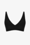 Black Fit Triangle Bra - 6