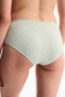Light Green Pointel Floral Hipster Panties - 2