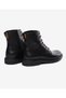 Men's Black Genuine Leather Military Boots 5K1Yb18722 - 4