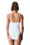 White Ava Textured Swimsuit - 2