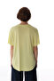 Lime Green Crew Neck Oversized Modal T-Shirt - 4
