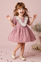 Baby Girl Summer Dress Short Sleeve Baby Suit Children's Baby Clothing - 3