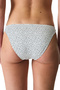 Point Stylish Polka Dot Patterned Textured Mid-Waist Bikini Bottom - 2