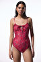 Colorful Ethnic Patterned Bandana Swimsuit - 2