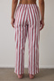 Red Good Mood Cotton Striped Pajama Bottoms - 2